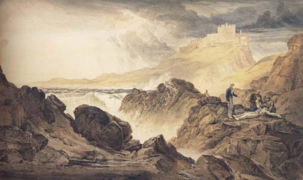 John Christian Schetky Bamborough Castle,Northumberland Norge oil painting art